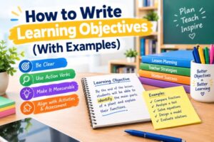How to Write Learning Objectives