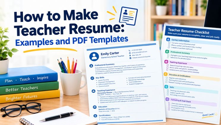 Teacher Resume Examples and Templates